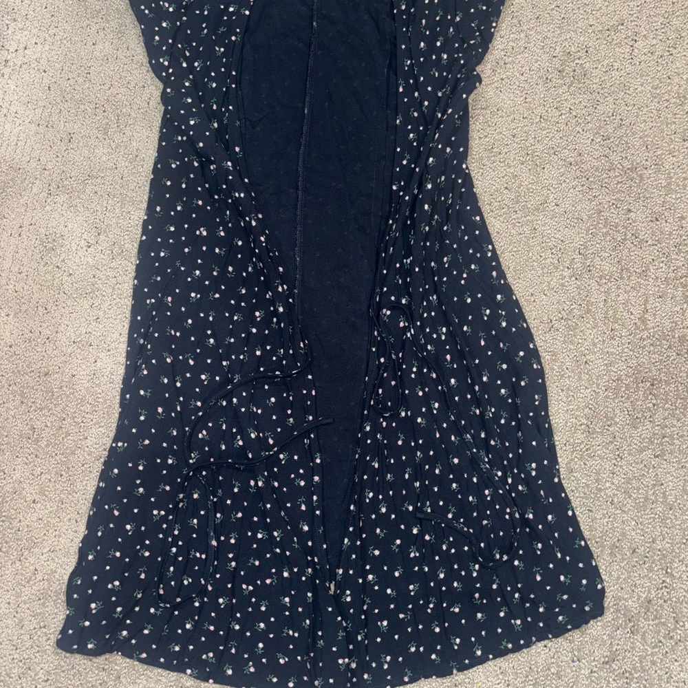 Brandy Melville Floral Navy Dress